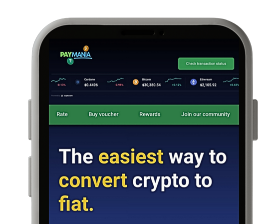 New paymania web application